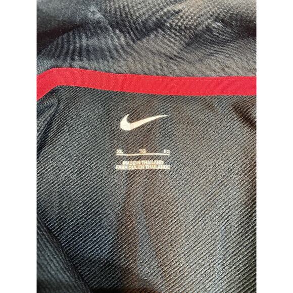 Nike Mens Size XL Coca Cola Logo Embroidery 1/4 Zip Pullover Gray Red Jacket Y2K - Picture 7 of 13